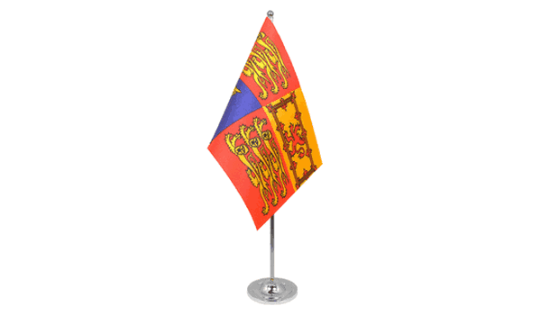 UK Royal Standard Satin Table Flag